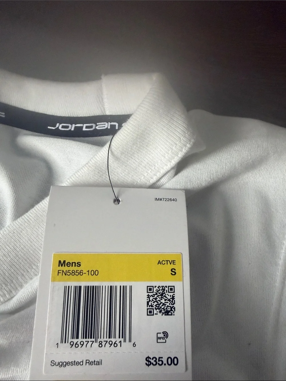 Jordan White Sleeveless Athletic Tank with Jumpman Logo